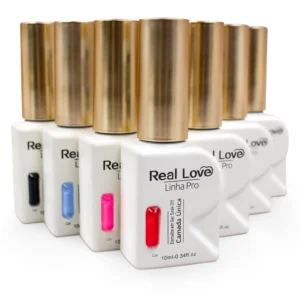Esmalte Em Gel Linha Pro Camada Única Real Love 10ml