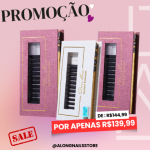 Kit Cílios um Volume Brasileiro 2 Caixas volume 5D Decemars