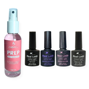 Kit Blindagem Completo Real love Com Prep DAFU 5un