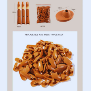 Dedos Anatomicos Para Treino Articulado Com 100 Unhas