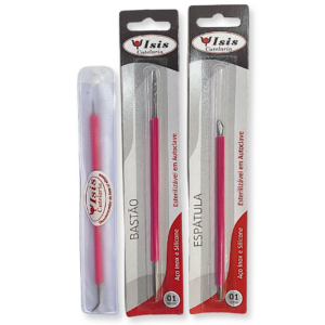 Kit 3 Espátulas Bastão e Desencravador Isis Cutelaria