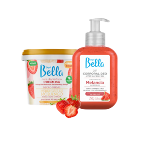 Kit Depilação Cera Microondas e Gel Corporal Depil Bella
