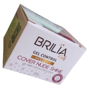 Gel Control Cover Nude Shine Molde F1 25g Brilia Nails