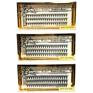 Kit Cílios Tufinho 20P 0.10d 8,10 e 12mm Pinça e Cola Ardell
