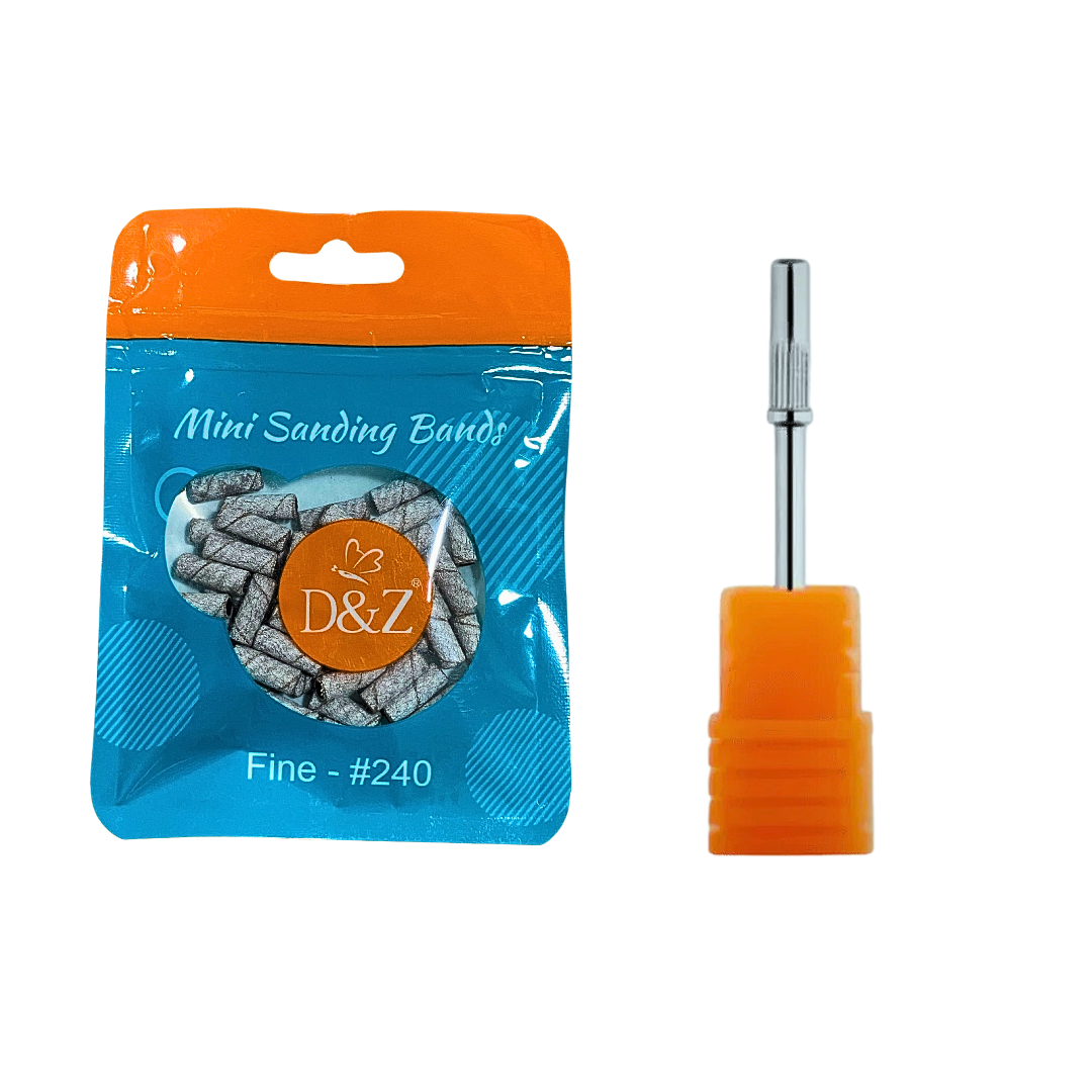 Kit Mini Mandril Send gramatura 240 e Broca Send
