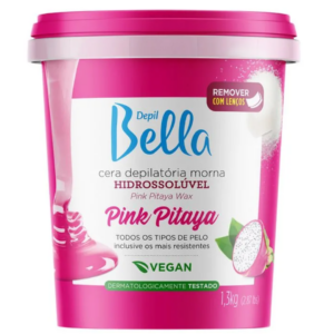 Cera Dep Hidrossoluvel Natural Pitaya 1.300Kg Depil Bella