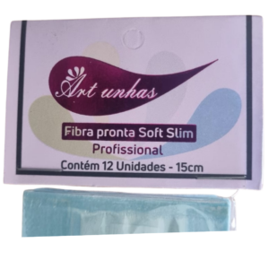 Fibra Pronta Soft Slim Art Unhas com 12 Pedaços de 15cm