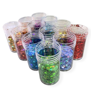 Glitter Flocado 12g Pote 12 Unidades
