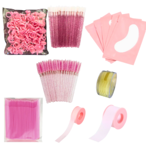 Kit Completo Descartáveis Cílios – 8 Itens