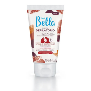 Creme Depilatório Facial Romã e Amêndoas Depil Bella 40g