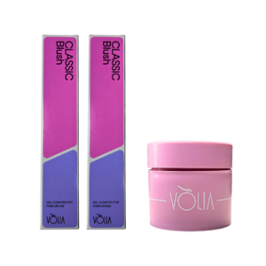Kit 2 Refis Gel Classic Blush Com Pote de Gel Refil Vólia