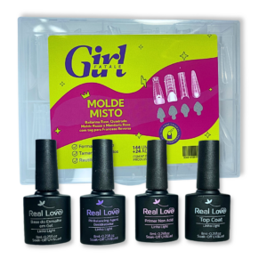 Kit Molde Misto 144un Girl Fatale Com Preparadores Real Love