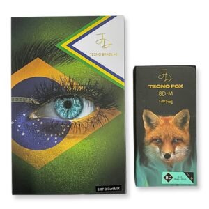 Kit Tecno Brazilian Preta YY 0.07mm MIX e Tecno Fox 8D-M