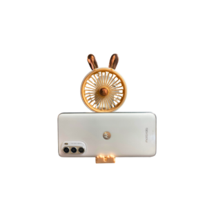 Ventilador Portátil Fan Com Suporte para Celular
