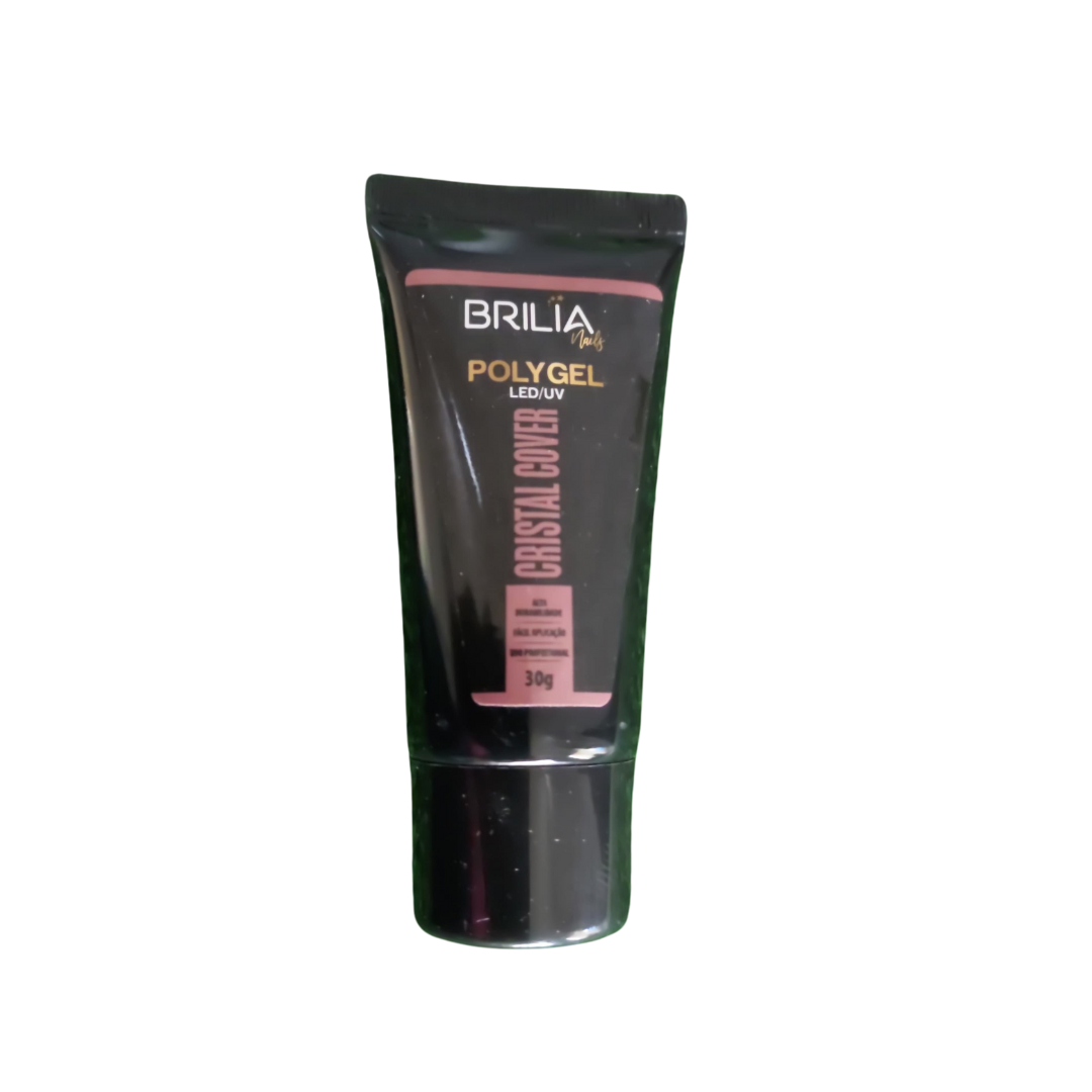 Polygel Crystal Cover 30g Brilia Nails - Imagem 2