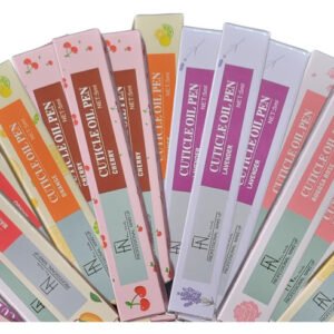 Kit 5 Canetas Oleo Hidratante Cuticula Fannails Fragrancias