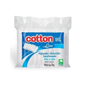 Algodão Sanfonado Hidrófilo Coton Line Dia a dia 25g Pacote