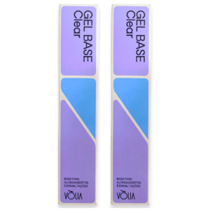 Kit Com 2 Sachês Gel Base Clear Vólia 12g Cada