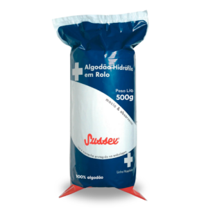 Algodão Hidrófilo em Rolo Sussex 500g