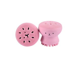 Esponja para Limpeza Facial/Maquiagem Esfoliante de Silicone