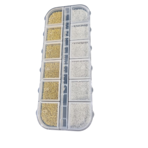 Estojo Caviar Prata e Dourado com 12 Cápsulas (6 de Cada)