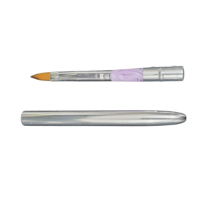 Pincel Luxo Porcelana com Tampa para Nail Arte
