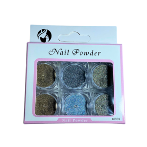 Glitter Cromado/ Asa de Borboleta Cores Leefen Unidade