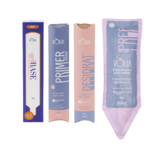 Kit Gel Base Primer não Ácido Desidrat e Prep 350ml Vólia