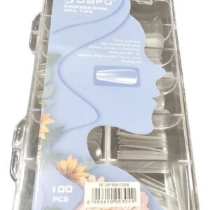 Kit Unha Postiça Dafu Bailarina Fosca0100 Un E Cola Tips