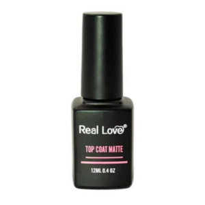 Top Coat Matte Efeito Fosco 12ml – Real Love