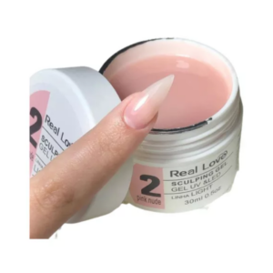 Kit Com 3 Géis Real Love 15ml Branco Transparente Pink nude