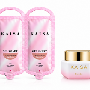 Kit 2 Refis Nude Mocha 16g e Frasco Para Gel Smart Kaisa
