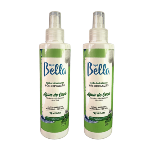 Kit 2 Loção Hidratante Depil Bella Àgua de Coco 300ml cada