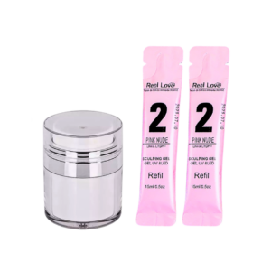 Kit de 2 Sachê Real Love 2 e Frasco Dosador de Gel