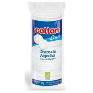 Discos De Algodão Cotton Line Dia A Dia 37g