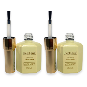 Kit 2 Top Coat Blindado Real Love 15ml
