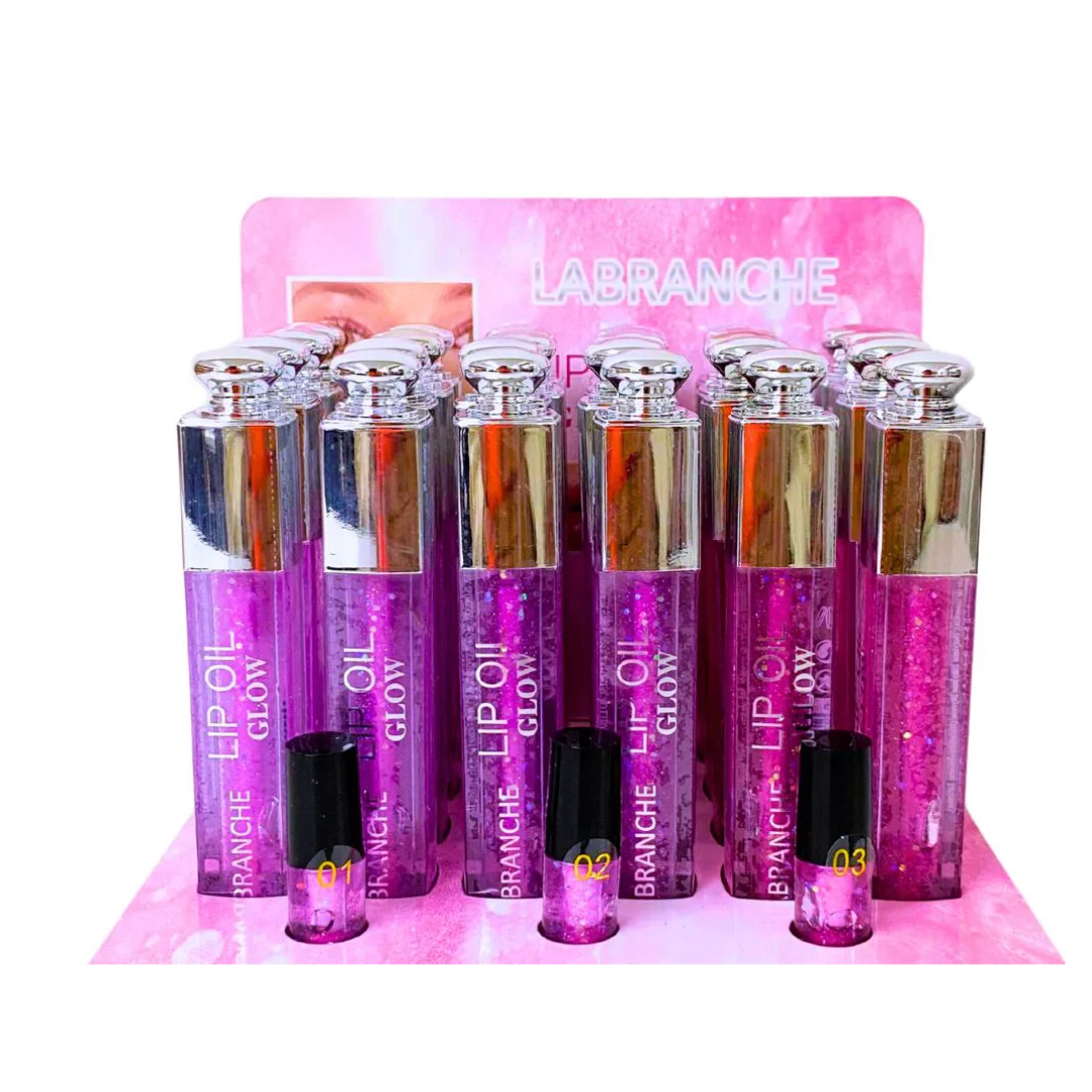 Lip Oil Gloss Glow Com Glitter Labranche 8g
