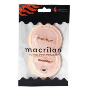 Kit c/ 2 un Esponja Para Maquiagem Macrilan