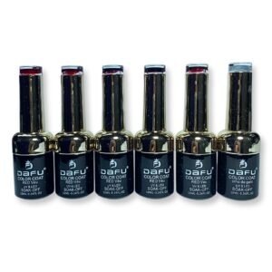 Kit 6 Esmaltes UV/Led Dafu 5 Red Véu e 1 Olho de Gato