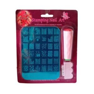 Carimbo com placa para unhas