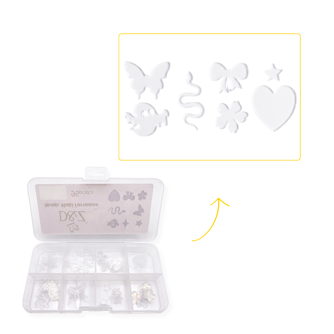 Molde Multi Formatos D&Z com 96 Peças Kit Completo para Decoração - Imagem 2