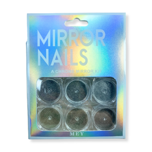 Kit Glitter Cromado 6 Unidades Mirror Nails