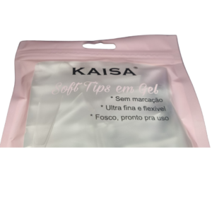 Tips Soft Gel Reta Curvatura C Fosca Ultra Kaisa 240Un