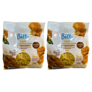 Kit Cera Confete Mel Depil Bella 2 unidades 250g Cada