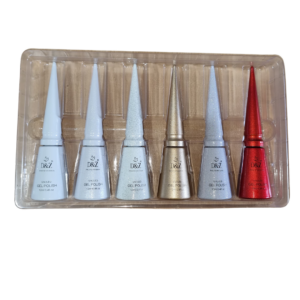 Kit N°2 de Esmaltes em Gel com Glitter D&Z Profissional