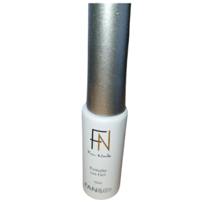 Esmalte em Gel Fan Nails Pincel Fino Prata