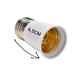 Prolongador Adaptador Extensor Soquete Lâmpada E27 – 65mm
