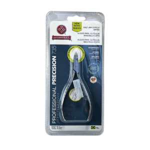 Alicate de Cutícula 735-PR Professional Premium Precision Aço Inox Mundial