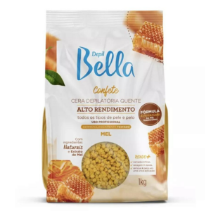 Cera Depilatória Quente Confete Mel Depil Bella – 1kg