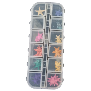 Estojo 12 Cápsulas Decoração para Unha Estrela do Mar